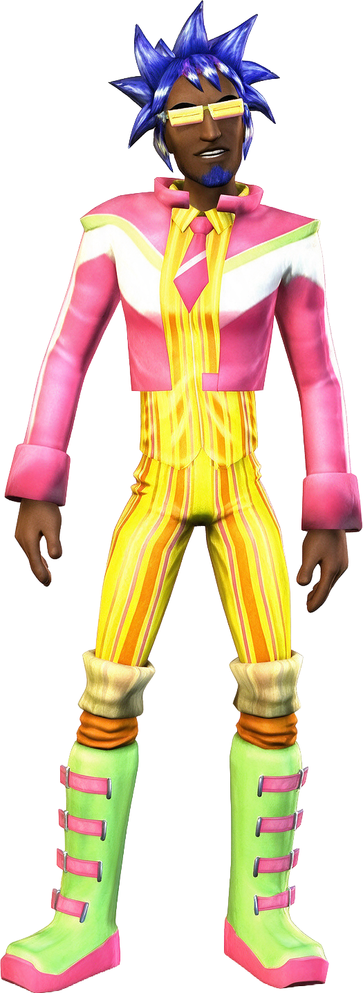 Loop D. Loop full-body render from The Urbz console game
