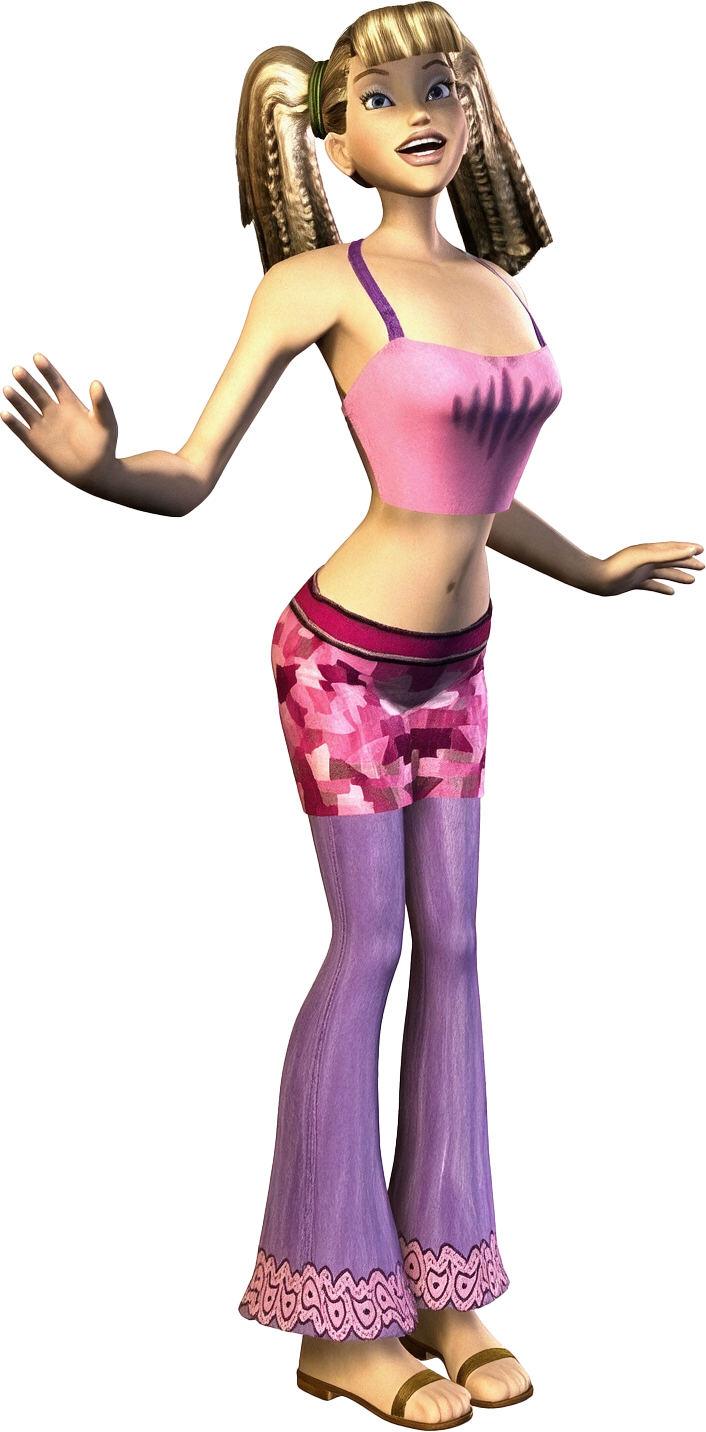 Venus Moonflower full-body render from The Urbz console game